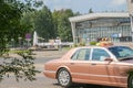 Russia, Syktyvkar, Komi Republic, expressive architecture of the city close-up, modern houses and old buildings, the contrast of t