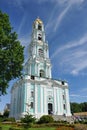 Russia Tallest Bell Tower Under Amazing Cirrus Clouds Royalty Free Stock Photo