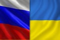 Russia and Ukraine flags