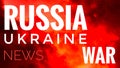Russia Ukraine War News Header Background Illustration