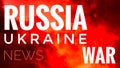 Russia Ukraine War News Header Background Illustration Royalty Free Stock Photo