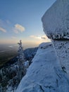 Russia, Ural Mountains, winter, white snow