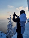 Russia, Ural Mountains, winter, white snow