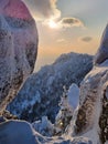 Russia, Ural Mountains, winter, white snow