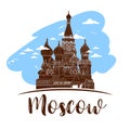 Russia. Vector. Silhouette. Icon. Sign