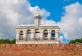 Russia. Veliky Novgorod. Belfry of The St. Sophia Cathedral Royalty Free Stock Photo