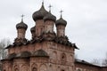 Dukhov monastery - an Orthodox monastery in Veliky Novgorod, is Royalty Free Stock Photo