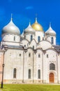 Russia Veliky Novgorod Kremlin St. Sophia Cathedral Royalty Free Stock Photo