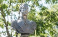 Russia, Vladivostok, 09/29/2019. Bust of the last Russian Emperor Nicholas II or Nikolai II, also known as Saint Nicholas the