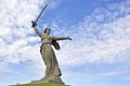 Russia.Volgograd. Mamaev Kurgan. The monument `Motherland-mother!`