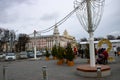 RUSSIA, VORONEY-02.01.2020: Solemn celebration of the New Year in the main square