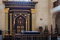 Russia, Voronezh - CIRCA June 2019: Synagogue - public place of worship, inside interior without people Royalty Free Stock Photo