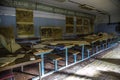 Russia, Voronezh - CIRCA 2017: Training class room of Civil Defense