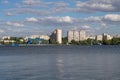 Russia, Voronezh, reservoir, view from the right bank to the left