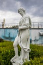 Russia, Vyborg - June 27, 2023: Statue of the Air Nymph in the Hermitage