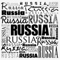 Russia wallpaper word cloud, travel concept background