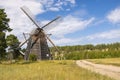 Russia - Yakutia - Traditional roadside wooden windmill