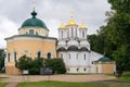Russia, Yaroslavl, July 2020. Two Orthodox churches nearby in the city center.