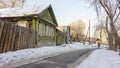 House is Made of Old Timber, House of Logs, The House is Assembled from Wooden Logs