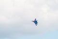 Sukhoi SU-30 Flanker-C, aerobatic team Russian Knights Royalty Free Stock Photo