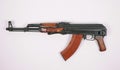 Russian AKMS (AK47) assault rifle Royalty Free Stock Photo