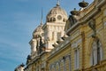 Russian ancient architecture. Former Churin's shop. Royalty Free Stock Photo