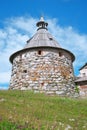 Ancient monastery tower Royalty Free Stock Photo