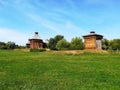 Russian ancient wooden fortress