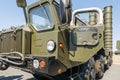 Russian anti-aircraft missile system S-400 Triumph. Close-up