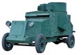 Russian armored car Royalty Free Stock Photo