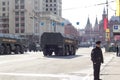 Russian army parade