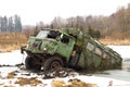 Russian army truck - GAZ-66 Royalty Free Stock Photo