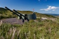Russian artillery battery turret gun, Cannon on the Hill.