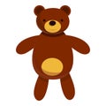 Russian bear doll icon, cartoon style Royalty Free Stock Photo