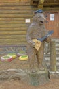 Russian bear in magnificent manor house - Village Shuvalovka