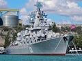 Russian Black Sea Fleet in the port of Sevastopol Royalty Free Stock Photo