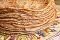 Russian blini Royalty Free Stock Photo