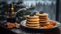 Russian Blini and the White Winter