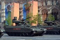 Russian BMPT Tank Weapon Supporting Machine `Terminator` at the military parade in honor of Victory Day