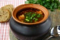 Russian borscht soup Royalty Free Stock Photo