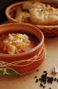 Russian cabbage soup - shchi