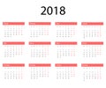 2018 Russian calendar
