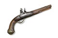 Russian cavalry flint pistol (gun) Royalty Free Stock Photo