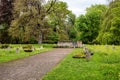 russian cemetery of honor at weimar, thuringia, germany Royalty Free Stock Photo