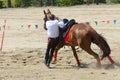 Russian championship in trick riding