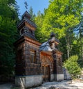 Russian Chapel in Kranjska Gora, Slovenia Royalty Free Stock Photo