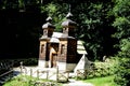 Russian Chapel near Kranjska Gora in the sun Royalty Free Stock Photo