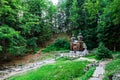 Russian chapel in Vrsic pass, Julian Alps, Slovenia