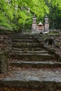 The Russian Chapel on the Vrsic Pass, first world war memorial in the Slovenian Alps, Europe