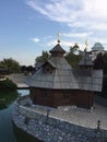 Russian church,etno village , river